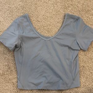 Lululemon Blue V-Neck Top
